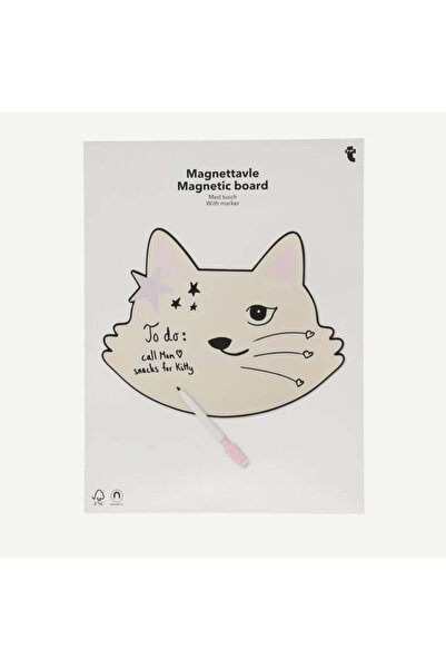 Flying Tiger Copenhagen Kedi Şeklinde Mıknatıslı Tahta