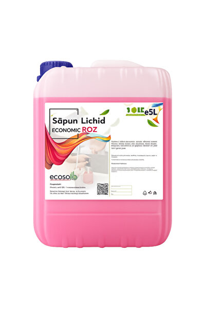 Ecosol SĂPUN LICHID ROZ ECONOMIC CANISTRA 5 L