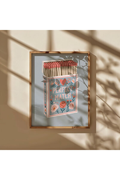 Tuba Decor Еднокомпонентна картина с дървена рамка