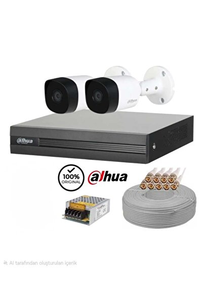 DAHUA 2'Lİ GÜVENLİK KAMERA SETİ
