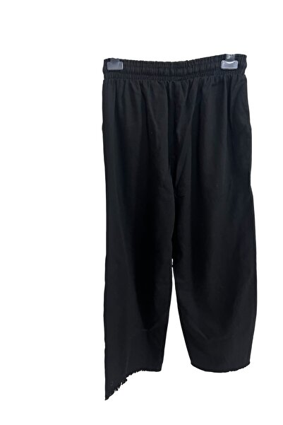 Butik Lena Black Linen Women's Pants