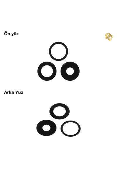 ARSKİNG iPhone 16 Pro Max Kamera Lensi Camı Merceği Sadece Lens