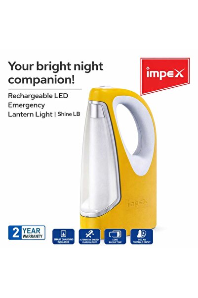 IMPEX Rechargeable LED Emergency Lantern Light Shine LB Portable