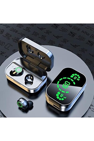 GÜMÜŞTEKNO YD03 Bluetooth Kulaklık LED Dijital Göstergeli TWS Kablosuz Kulakl...