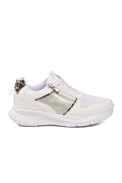 AYAKMOD White-Leopard Mesh Lightweight Women's Sports Shoes 1017 Z