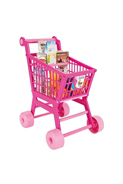 PİLSAN Pratik Market Arabası Pembe