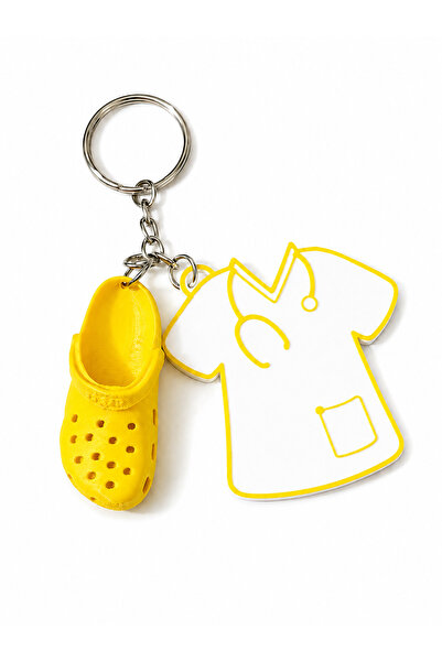 ARPAT NEXT 2-Piece Bag Charm and Keychain. Apron and Slippers