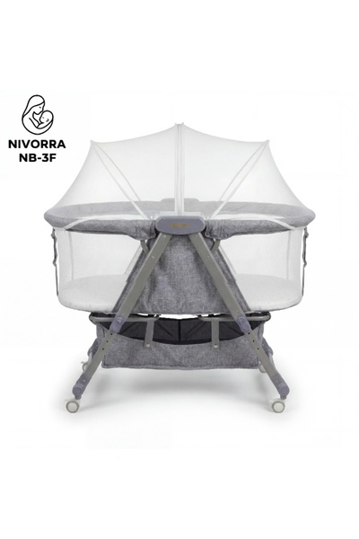 NIVORRA Portable Baby Bassinet & Bedside Sleeper - Foldable Infant Cradle & B...