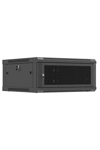 Lanberg Dulap metalic, Lanberg, Rack 19 " 4U, 600x600, negru, uși perforate