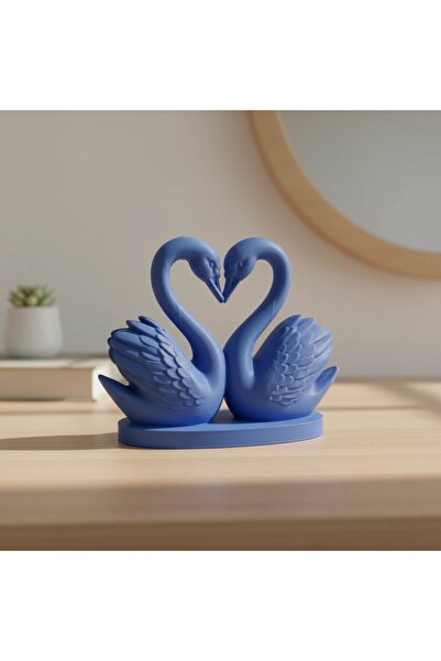OEM Decorațiune Perete 3D Lebede Cuplu Inimă