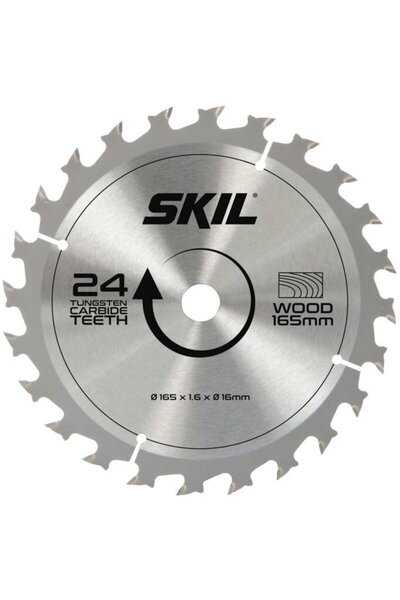 SKIL Red Panza pentru fierastrau SKIL placata cu aliaj dur, Ø165 mm, 24 dinti