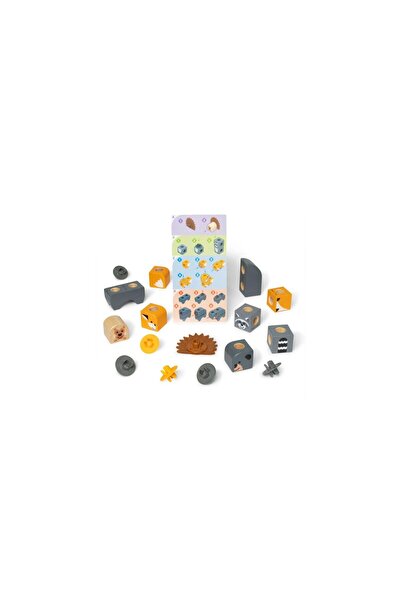 Melissa & Doug Set de construcție din lemn Melissa și Doug: Prietenii din pădure