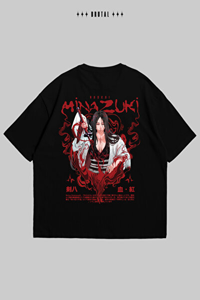 Brutal Dept. Bleach Unohana Bankai Minazuki Anime Printed Oversize T-Shirt Un...