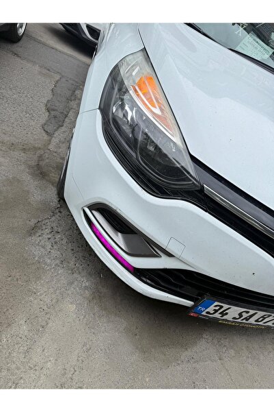 Ark Sticker Clio 4 Sis Farı Sticker Set 2014-2019 Uyumludur Mor
