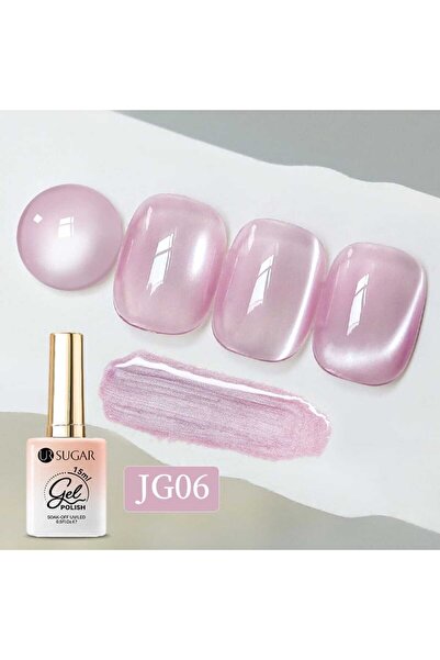 Born Pretty UR SUGAR Jelly Cam Efektli Kedi Gözü Kalıcı Oje(JG06)-15 ml
