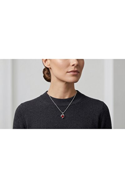 robel ❤️ Radiant Ruby Crystal Pendant Necklace – A Symbol of Passion & Elegance
