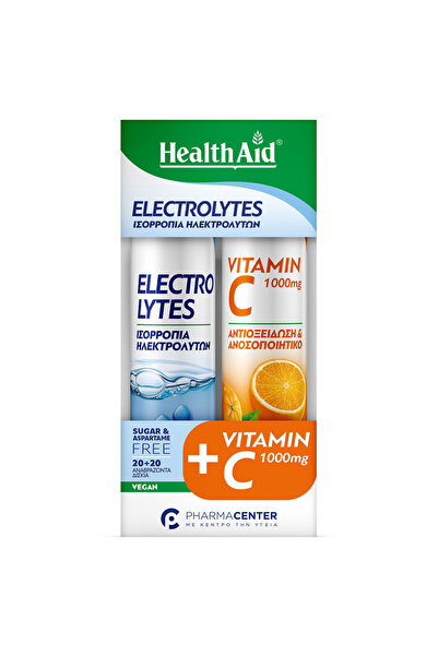 Health Aid Προωθητικό Πακέτο Ηλεκτρολύτες 20 Αφήνεσες Δόσεις Ταμπλέτες + Βιτα...