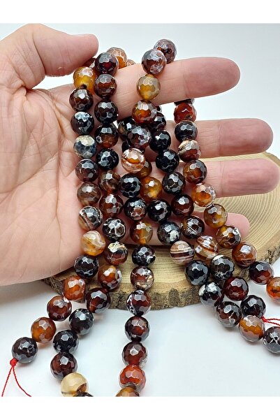 Yasamtohumu Agate Stone Faceted Cut String 12mm (62134)