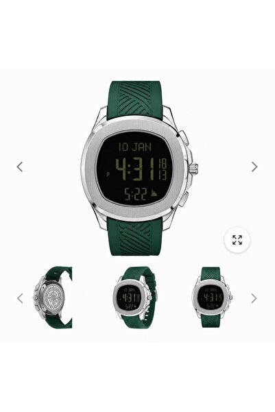 ALFAJR ALAZAN Islamic Azan Fajr Timepiece Original High Class Silver Color Mu...