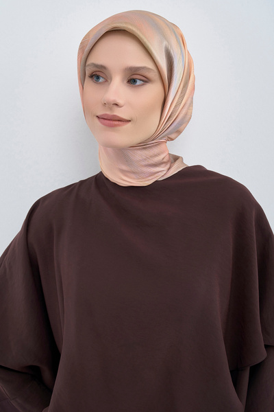 Armine Pure Silk Sura Scarf-2026 Spring-Summer- 95130D Powder-81