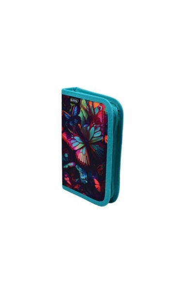 Herlitz Penar neechipat cu 2 clape Herlitz, Motiv butterfly