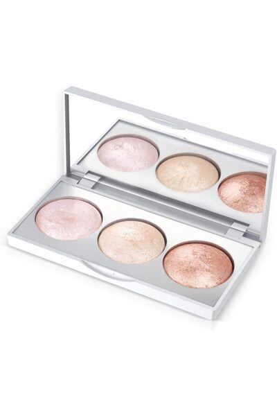 syncticaret Strobing Highlighter Palette - 3-Pack Baked Illuminating Palette