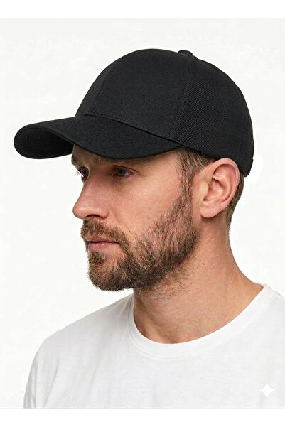STELLA VESTİNO Unisex Gabardine Summer Cap - Plain Sports Hat