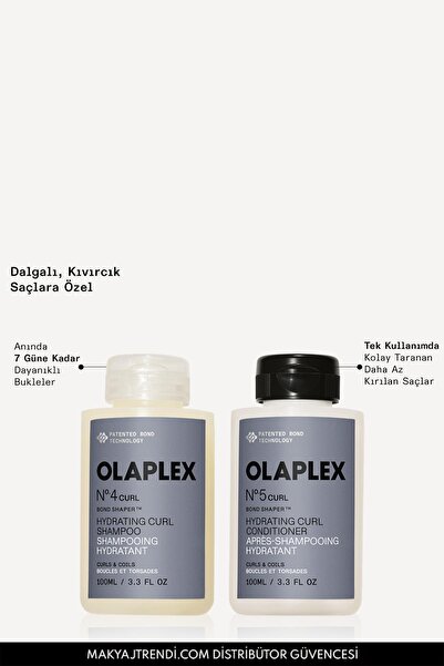 Olaplex Curl Hydration Travel Duo - Dalgalı, Kıvırcık Saçlar İçin Bukle Belir...