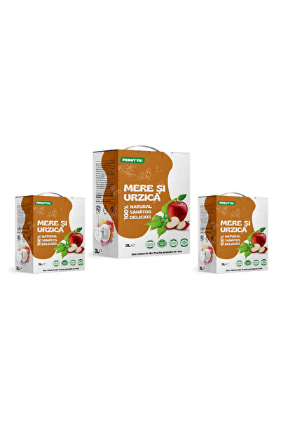 FROOTYA 3 x Suc de Măr și Urzică – Pachet PROMO 9 L