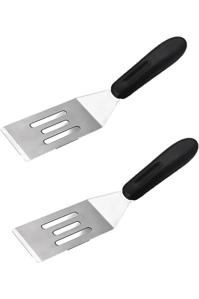 Arabest 2 Pack Mini Spatula, Small Spatula for Kitchen Use, Metal Spatula, An...