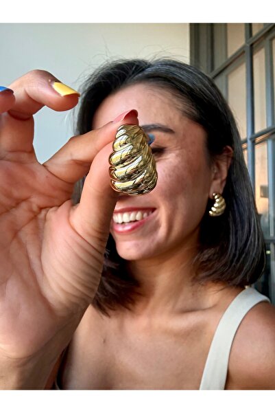 Merishe Jewerly Gold Imported Snail Antiallergic Non-Tarnish Ultra Light Earr...