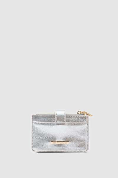 Shule Bags Cleo Zippered Women's Wallet Lame