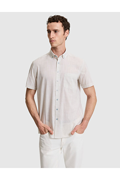 Pierre Cardin Çağla %100 Pamuk Regular Fit Yazlık Gömlek 50325364-VR016