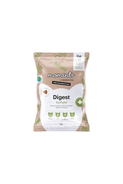 Moments Gustări digestive pentru pisici, Somon, Pui, Ghimbir, Spirulină și Ră...