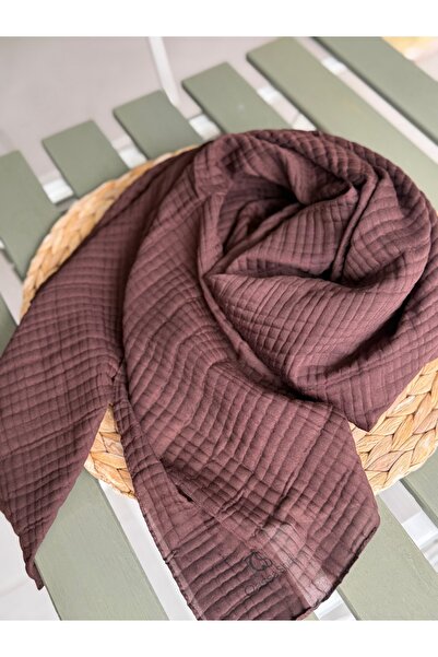 QASSA SHAL Aci Brown Scarf