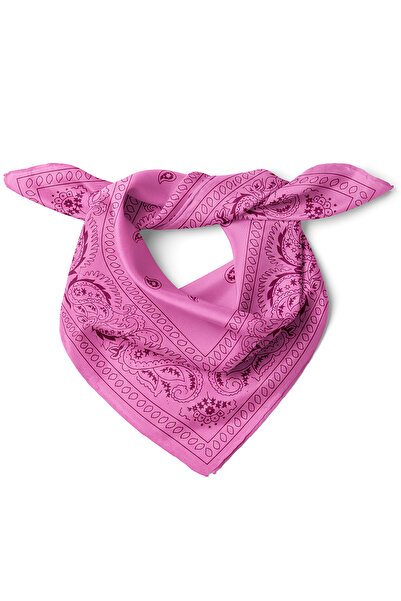 nehir eşarp Etro Ethnic Pattern Cotton Cottony Scarf Bandana 50X50 cm
