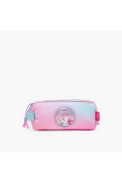 Mayfair Unicorn Ombre Pencil Pouch with 3 Compartments