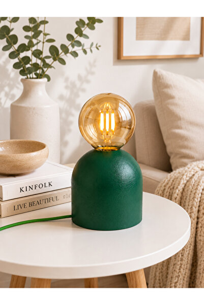 STONE EDITION Handmade 2 Color Shiny Blue White Table Lamp |   Decorative Lam...