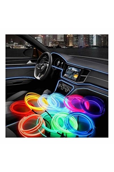 Vivendo Banda decorativa auto LED 3 metri, pentru interior