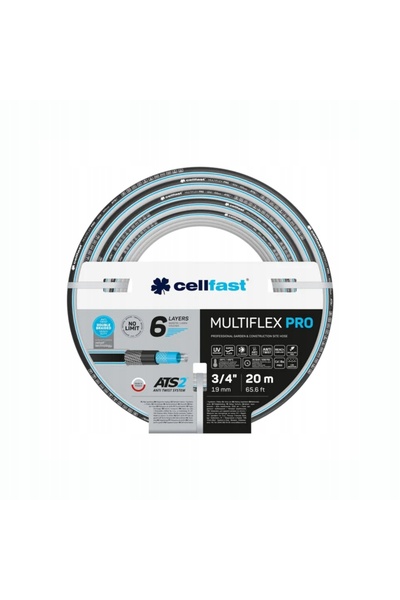 Cellfast Furtun de grădină 6 straturi anti-răsucire 30 bari 3/4'' 20m POLSKI
