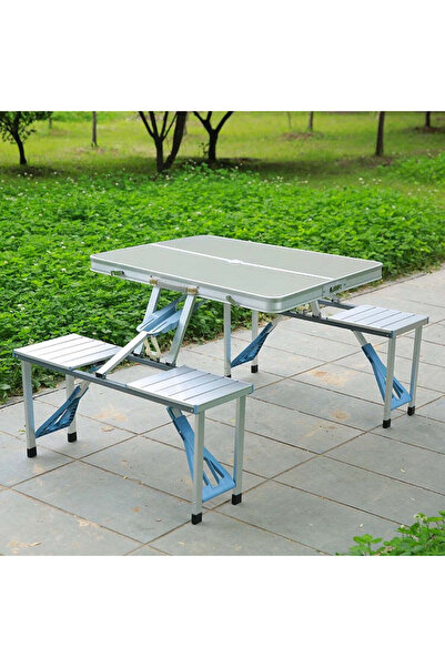 Vivendo Masa pliabila picnic tip geamantan - Model aluminiu