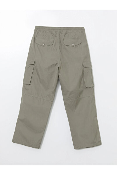 LC Waikiki Khaki Comfortable Fit Poplin Men's Cargo Pants