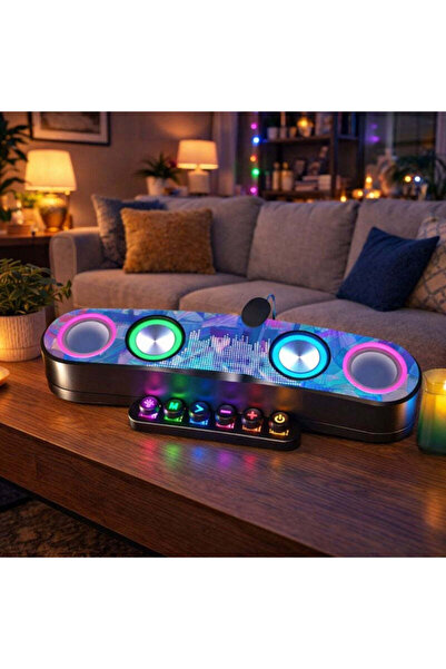 Vivendo Boxa Bluetooth gaming Q YX800 cu LED RGB