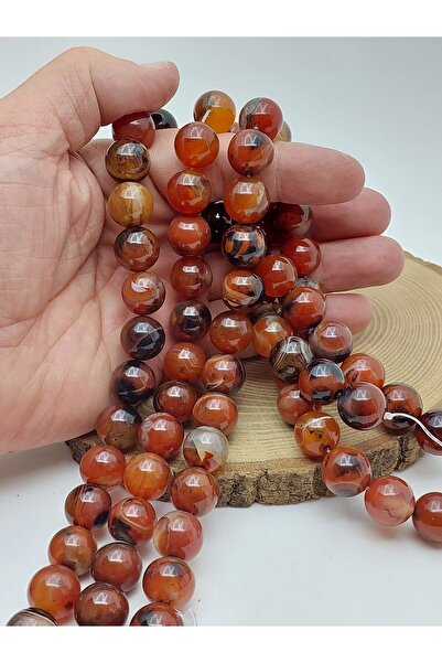Yasamtohumu Madagascar Agate Stone Strand 14mm (62230)