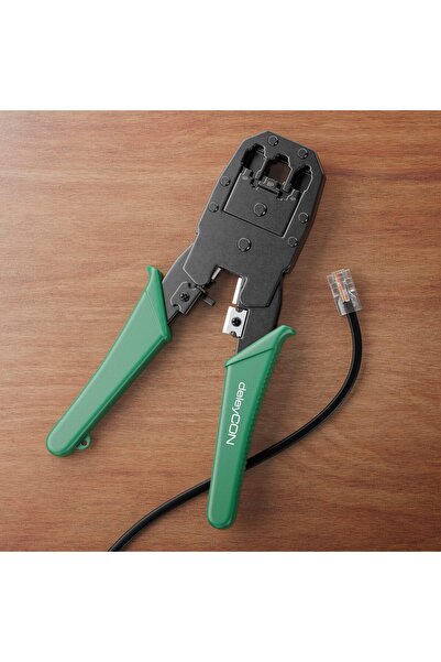 Vivendo Професионални клещи за кримпване на RJ45, RJ12, RJ11 конектори – 195 мм