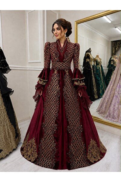 ZK ZÜMRÜT KAFTAN Osmanlı Gelin Kaftan