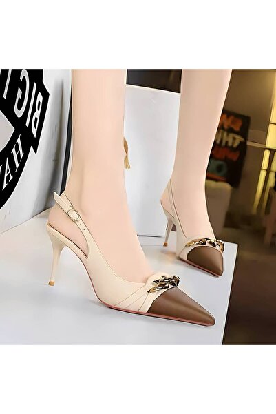 1way Luxury Chain-Studded Back-Tie Stilettos