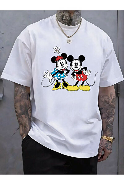 SAUDI DISNEYLAND disneyland Men and Women's 100% Cotton T-Shirt - Oversized C...