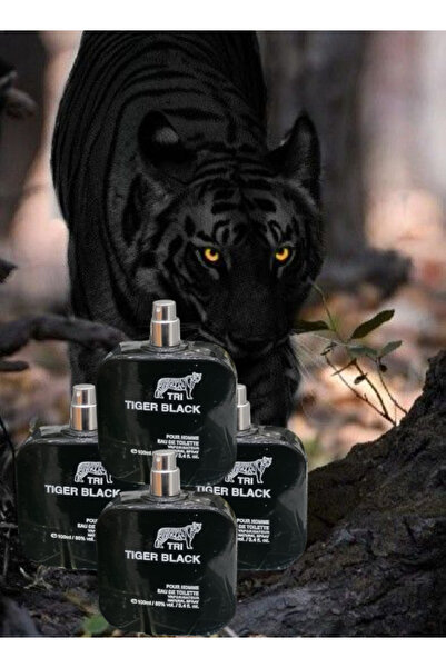 trı 4 Pieces Tiger Black Perfume 100ML