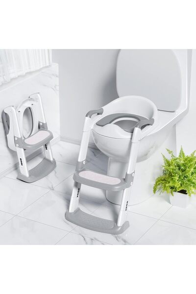 Garvee Potty Training Seat with Anti-Slip Step Ladder, Toddler Step Stool Tod...